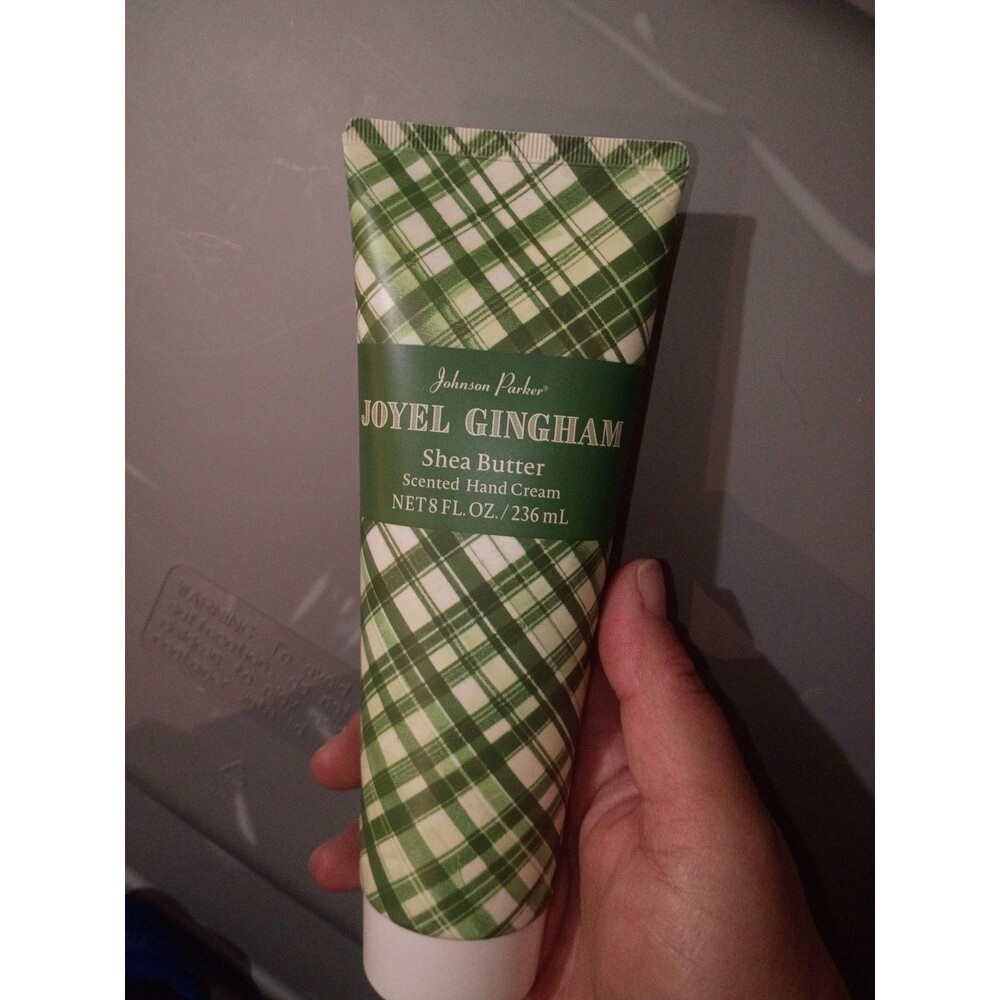 Brand new joyel gingham shea butter 8 oz hand cream-c5